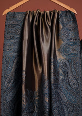Pashmina Zari Jamawar Shawl D - 19 - DN Blue