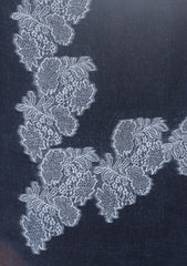 Pure Pashmina Kaani Jamawar Scarf D - 16B - Black