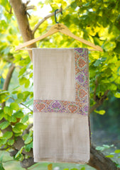 Pashmina Patch Work Shawl D - 15 - L Brown