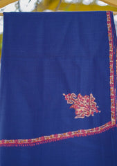 Pashmina Emboridered Shawl D - 01B - N Blue
