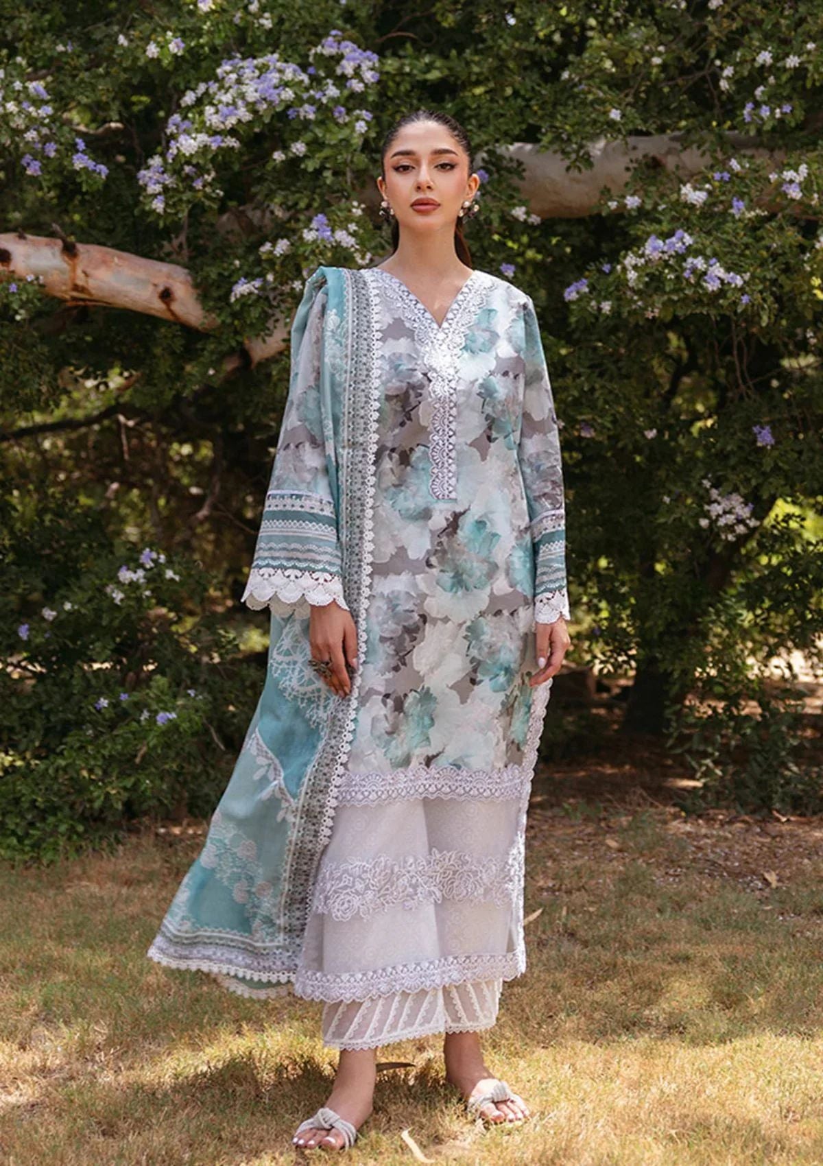 Lawn Collection - Zainab Chottani - Tahra Lawn 24 - ZCT24#3B