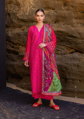 Lawn Collection - Zainab Chottani - Chikankari 24 - ZCC#6B - Laali