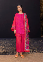 Lawn Collection - Zainab Chottani - Chikankari 24 - ZCC#6B - Laali