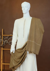 Men Shawls - Wool Shawls - D#45 - L Brown