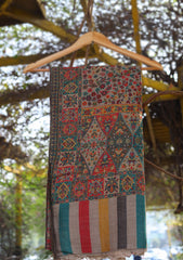 Pure Pashmina Kaani Shawl D - 01D - M Green