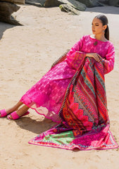 Lawn Collection - Zainab Chottani - Chikankari 24 - ZCC#6A - Laali