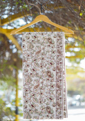 Pashmina Emboridered Shawl D - 134 - Off White