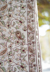 Pashmina Emboridered Shawl D - 134 - Off White