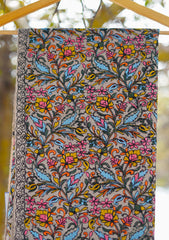 Pashmina Ari Work Shawl D - 110 - M Brown