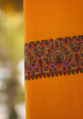 Pashmina Emboridered Shawl D - 115 - Mustard