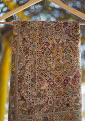 Pure Pashmina Kaani Jamawar Shawl D - 95B - Off White