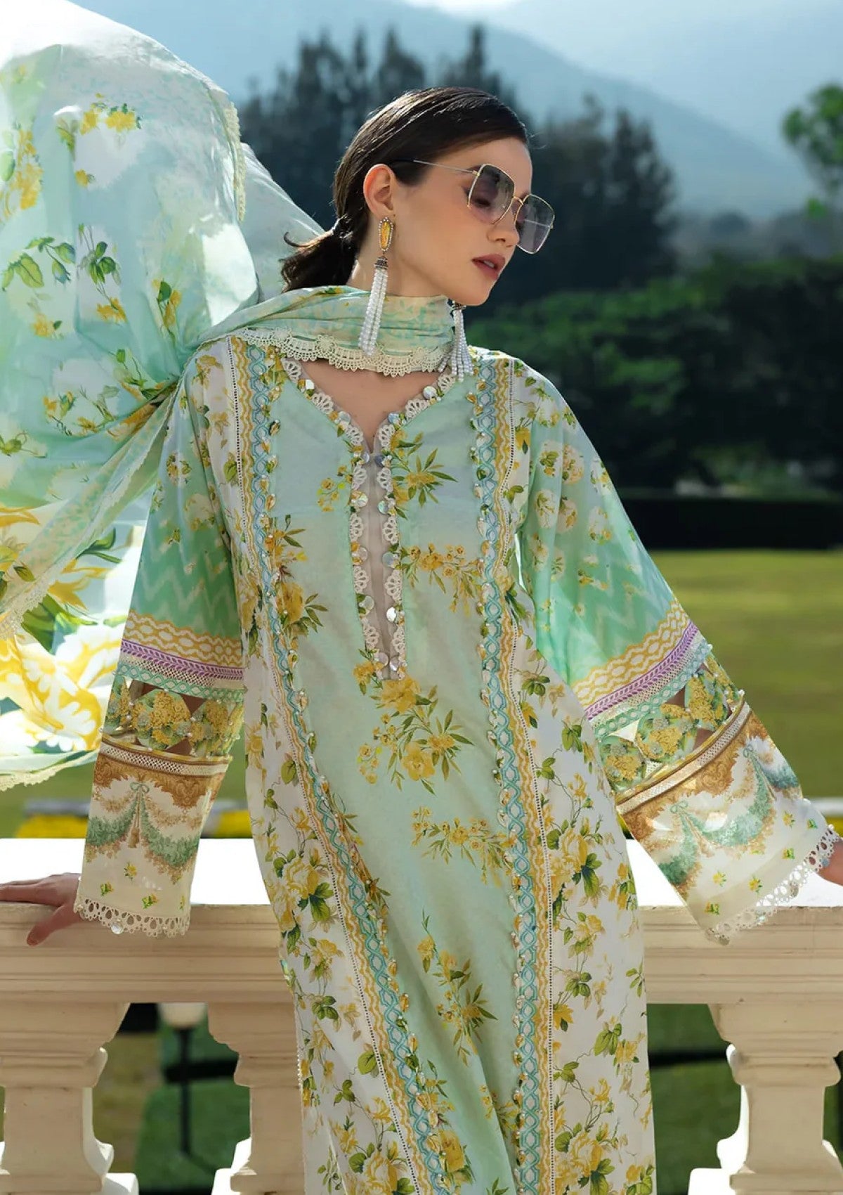 Lawn - Elaf Premium - Prints 25 - EPE-06A - MYSTIC