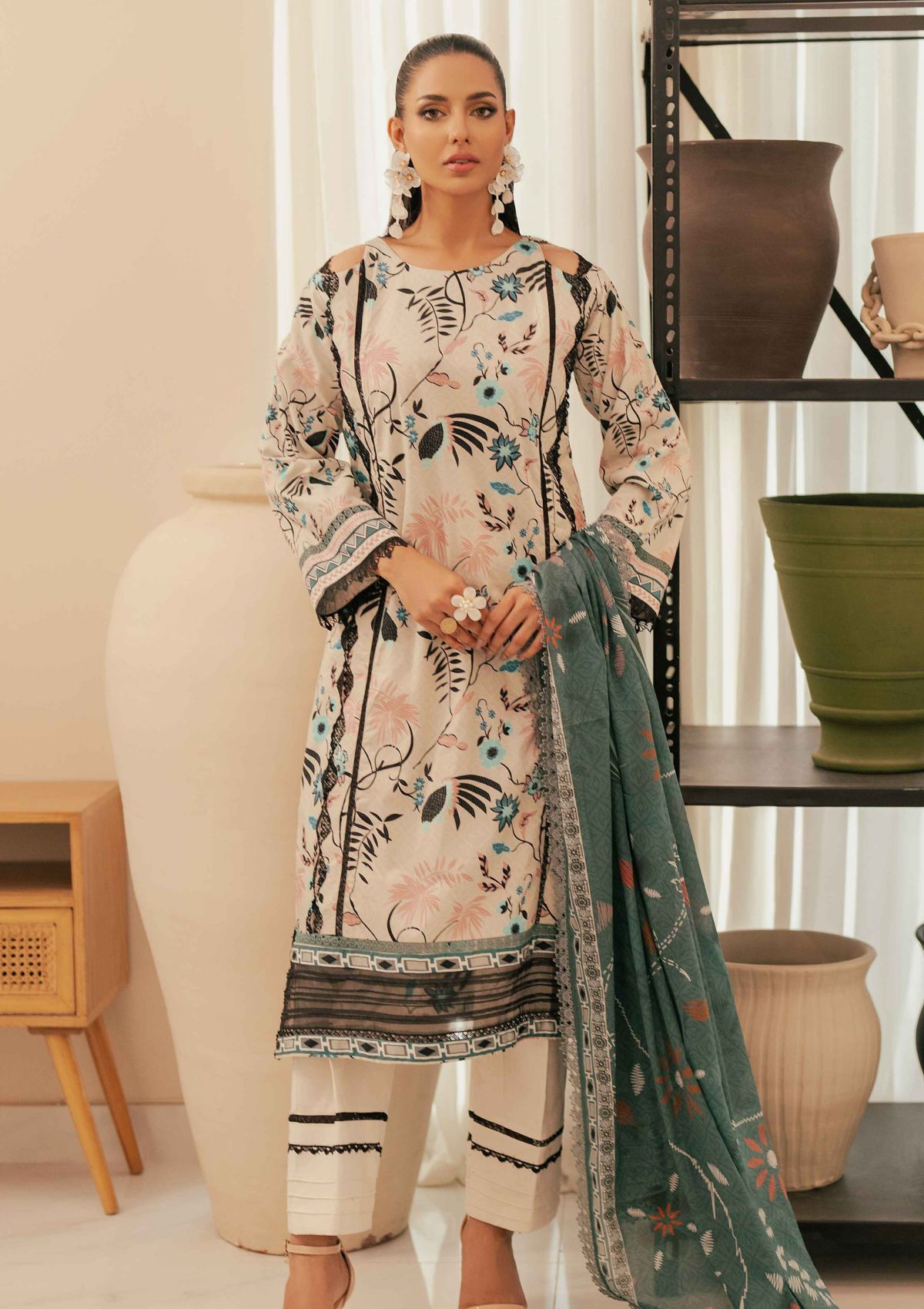 Winter Collection - Al Zohaib - Sunshine Bloom - Cotton Silk -ALCS24#12