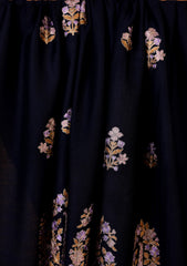 Pashmina Ari Work Shawl D#07 - N Blue 1