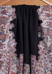 Pashmina Jamawar Shawl D#166 - Black