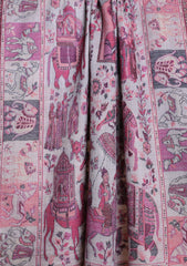 Pashmina Jamawar Scarf D#109 - Skin