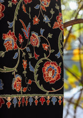 Pashmina Emboridered Shawl D - 67 - Black