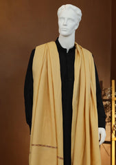 Men Shawls - Wool Shawls - D#14 - L Gold