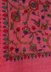Pashmina Emboridered Shawl D - 135 - Carrot