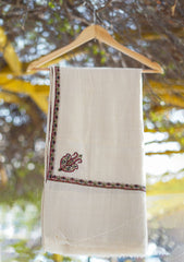 Pashmina Emboridered Shawl D - 146 - Fawn