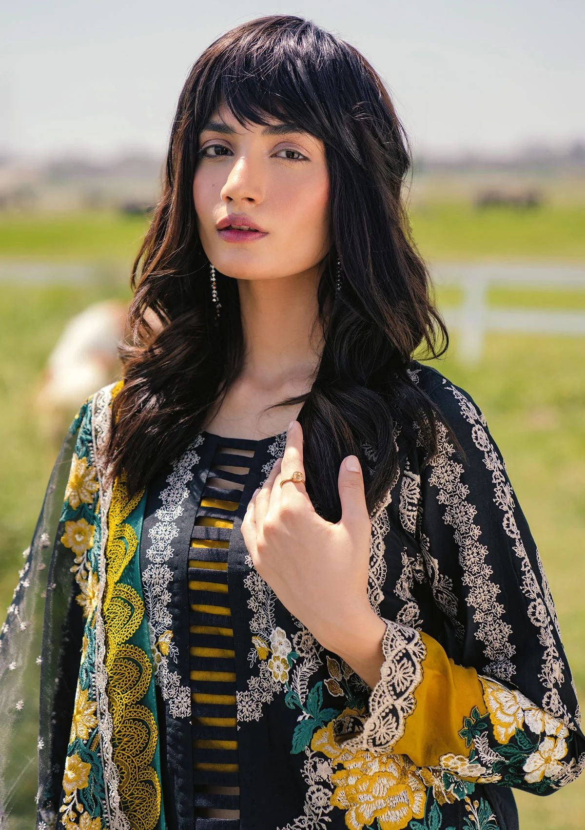 Lawn Collection - Sana Zubair - Jewels of the Meadow - SZ#08 - ONYX