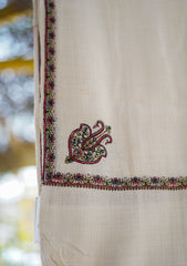 Pashmina Emboridered Shawl D - 146 - Fawn