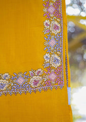 Pashmina Emboridered Shawl D - 65 - Golden