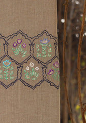 Wool Needle Work Shawl D - 38 - Mouse