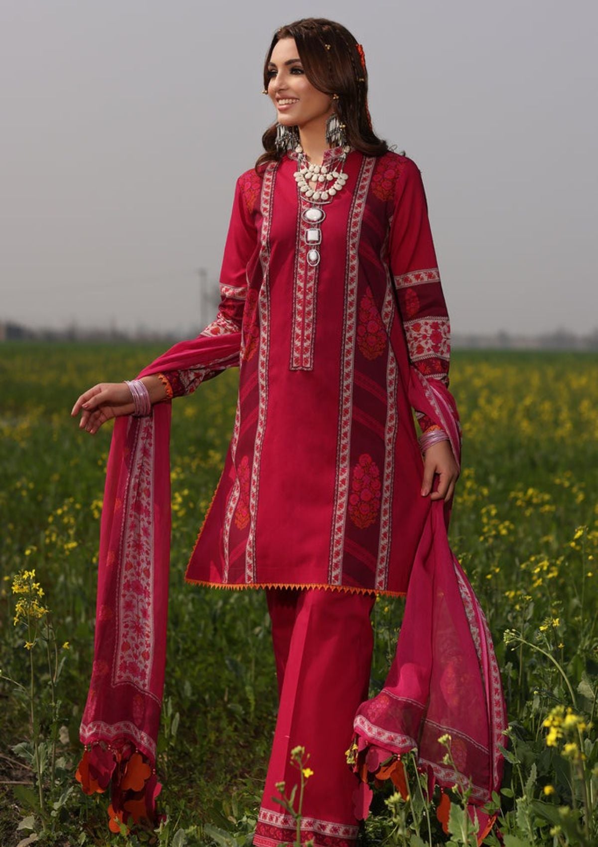 Lawn Collection - Charizma - Signatur Print - Vol 1 - SP4 - 03