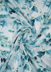 Digital Printed Lawn Fabric - D#10469