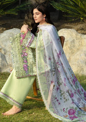 Lawn - Elaf Premium - Chikankari Prints 26 - ERC-2A - HINA