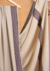 Pashmina Embroidered Border Shawl D#258 - Skin