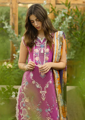 Lawn - Mushq - Hemline - Secret Garden - Mystic Rose