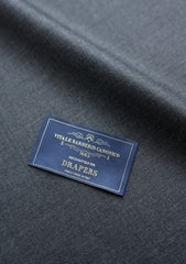Drapers Vitale Pantheon Super 130's Wool Fabric - Charcoal