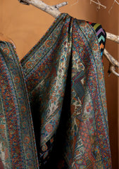 Pashmina Zari Jamawar Shawl D#17 - Black