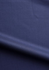 Loro Piana Lightest Super 150's Wool & Silk Fabric - Navy Blue
