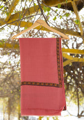 Pashmina Emboridered Shawl D - 121 - Brick