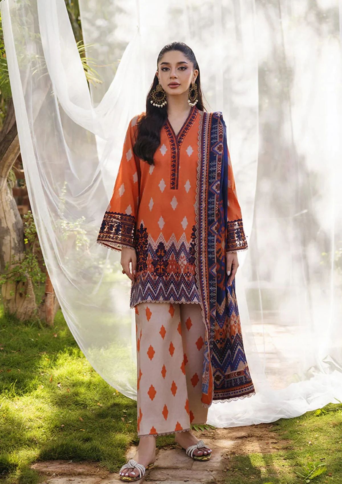 Lawn Collection - Zainab Chottani - Tahra Lawn 24 - ZCT24#8A