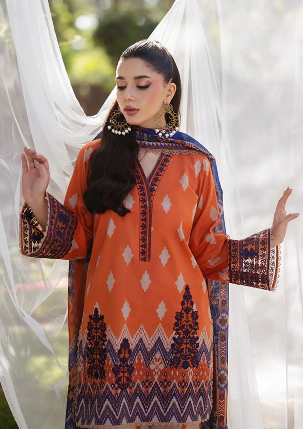 Lawn Collection - Zainab Chottani - Tahra Lawn 24 - ZCT24#8A