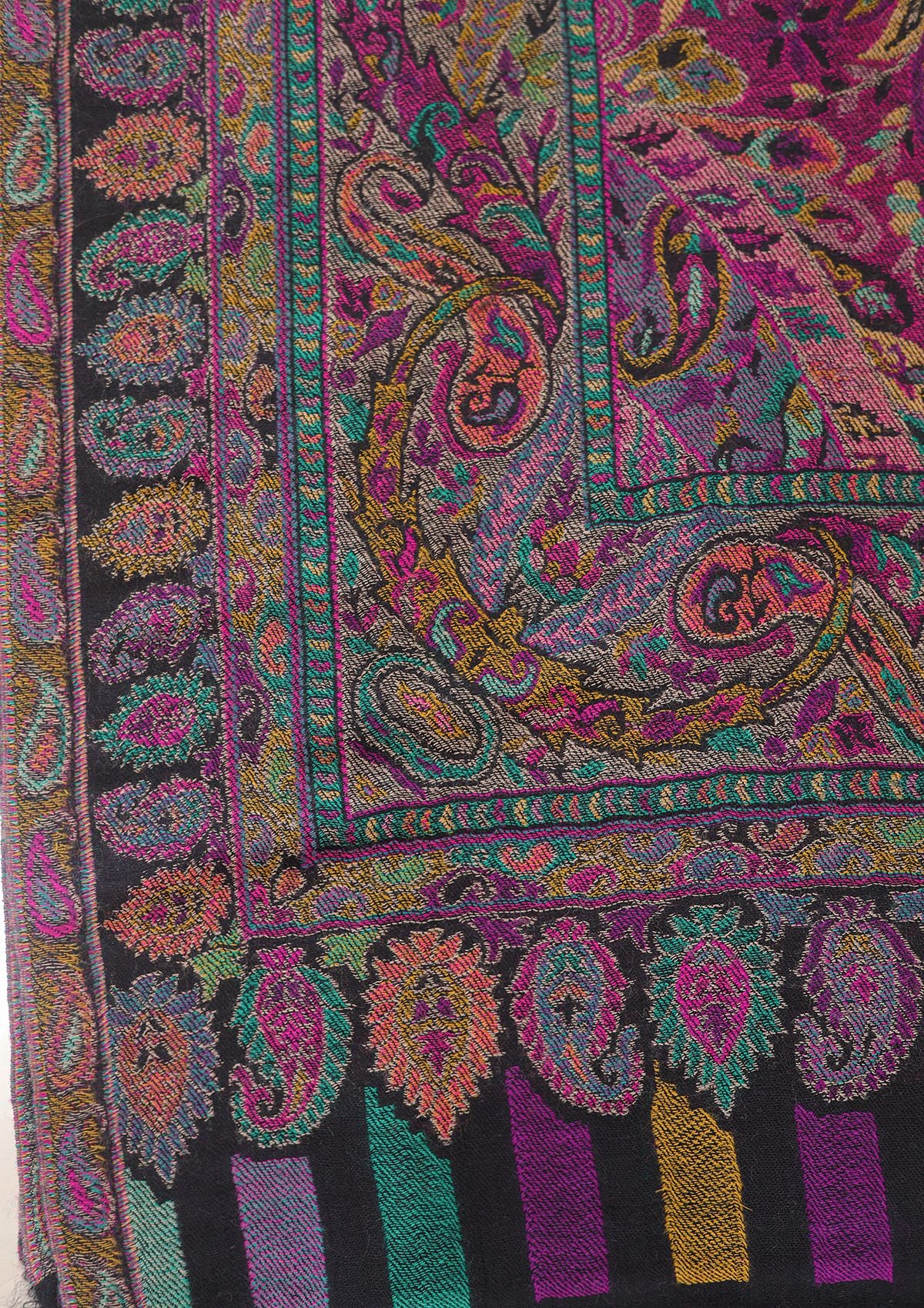 Pure Pashmina Kaani Jamawar Shawl D - 53V