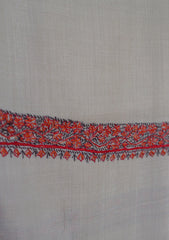 Wool Needle Work Shawl D - 35 - S Fawn