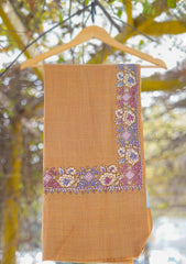 Pashmina Emboridered Shawl D - 65 - Mustard
