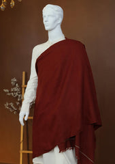 Men Shawls - Wool Shawls - D#29 - Maroon