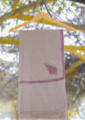 Pashmina Emboridered Shawl D - 61C - L Golden