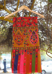 Pure Pashmina Qalamkari Shawl D - 04C - D Rust