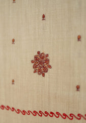 Pashmina Wool Embroidered Shawl D - 03 - Skin
