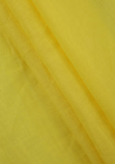 Thai Cotton Selvage Plain Linen Fabric - G Yellow