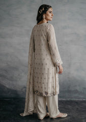 Formals - Riwaj - Fancy Bamber Chiffon - 2 Pcs Suit - CBD#04 - Beige