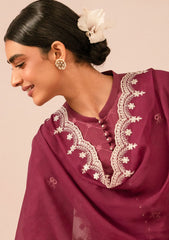 Lawn Collection - Cross Stitch - Mahiri - Vol 2 - ART#01 - VIOLET QUARTZ