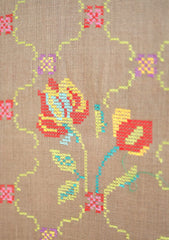 Pashmina Wool Needle Work Shawl D - 11 - D Mouse